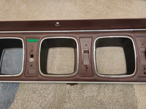 69-71 Dash pad with Gauge Surrounds