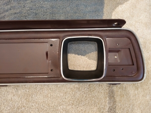 69-71 Dash pad with Gauge Surrounds