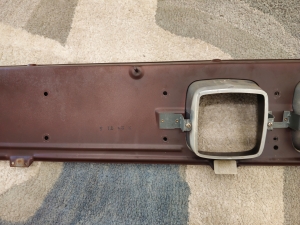 69-71 Dash pad with Gauge Surrounds